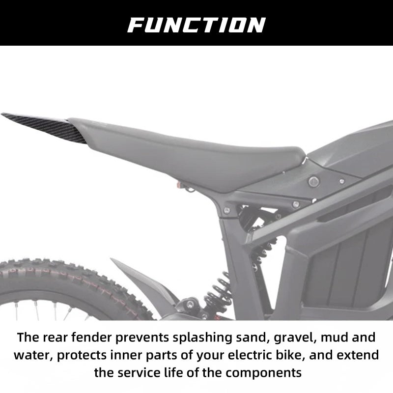 CHANGCHENG Rear Fender Protector for Talaria - Motorcycle Fender Mudguard Carbon Fiber Pattern for Talaria Sting MX3 MX4 MX5 Electric Dirt Bike - Image 4